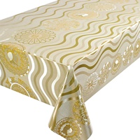 Nappe de table en PVC pour la décoration de la maison, housse de table en plastique