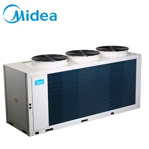 Midea brand new product mini 90kw DC fan motor R410A High performance heat exchanger air cooled module chiller for Industry