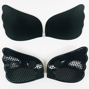 Almohadillas de silicona <span class=keywords><strong>push</strong></span>-<span class=keywords><strong>up</strong></span> <span class=keywords><strong>para</strong></span> realzar <span class=keywords><strong>el</strong></span> busto, sujetador invisible sin tirantes con pegatinas de <span class=keywords><strong>pecho</strong></span> en forma de alas - Product Image 3