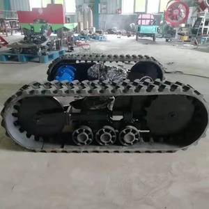 Chasis de Mini Vehículo de Transporte Agrícola Eléctrico con Control Remoto, Base de Orugas Pequeña, Motor y Caja de Cambios para Uso Agrícola - Product Image 4