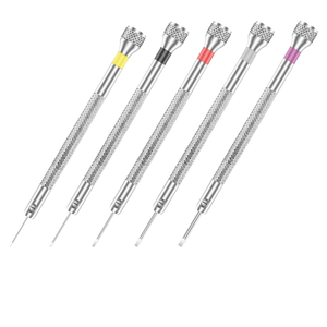 Destornillador <span class=keywords><strong>de</strong></span> <span class=keywords><strong>Precisión</strong></span> para Relojes, Mini Destornillador <span class=keywords><strong>de</strong></span> Cabeza Plana Ranurada para Desmontar Correas <span class=keywords><strong>de</strong></span> Relojes, Herramienta <span class=keywords><strong>de</strong></span> Reparación OEM, Kit <span class=keywords><strong>de</strong></span> Mantenimiento para Relojeros - Product Image 1