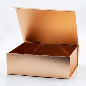 Cajas de Regalo Rectangulares Color Oro Rosa de Alta Calidad para Venta al por Menor, Disponibles en Stock - Product Image 4