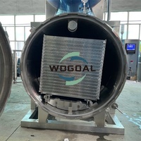 Nieuwe horizontale rotatie autoclaaf voedselsterilisator waterimmersie retort sterilisatiemachine voor ingeblikt vlees