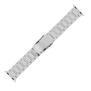 สายนาฬิกาไทเทเนียม สายโลหะสีเงิน สำหรับเปลี่ยนอะไหล่สมาร์ทวอทช์ - Product Image 3