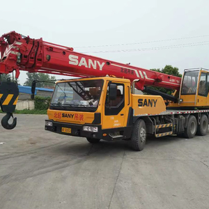 Grue mobile sur camion Sany 25 tonnes d'occasion, bien entretenue, équipement de construction lourd fiable, export - Product Image 1