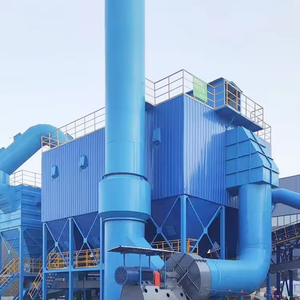 Sistema de eliminación de aserrín de cartucho de control de cenizas de saco de filtro de colector de polvo de ciclón industrial para maquinaria de eliminación de gas de madera - Product Image 5