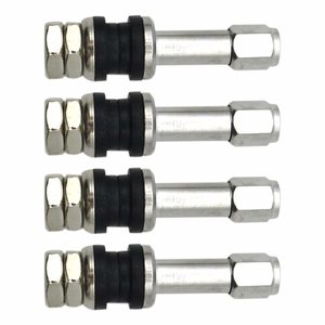 Válvula de acero inoxidable sin cámara de 32 mm TR43E/48E para reemplazo y reparación de neumáticos de motocicletas y vehículos eléctricos - Product Image 1
