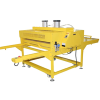 Tables de travail pneumatiques double face Presse à chaud par sublimation grand format 80cm 100cm 120cm 150cm Grande machine de transfert d'impression