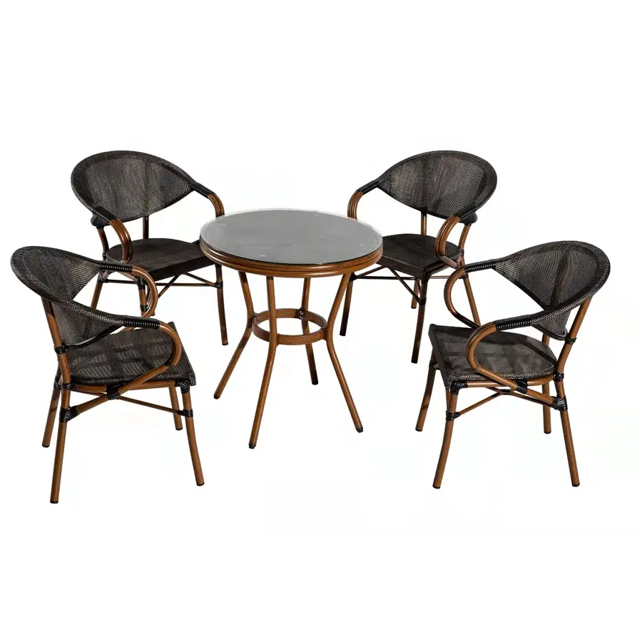 Daijia garden sets outdoor furniture tesilin chairs with table sets