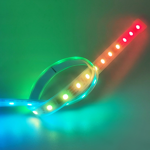 Bandes LED RGBIC à pixels WS2811 de haute qualité, étanches IP68, contrôle intelligent, support adhésif, installation facile, fourniture d'usine - Product Image 4