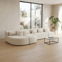 Canapé modulaire Jiabaijia à rebond élevé et épongeux, compressé sous vide, moderne, pour atelier et chambre