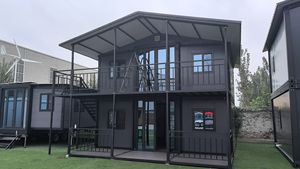 Casa Contenedor Expandible Prefabricada de Acero de 2 Dormitorios y 1 Baño, Económica y Lista para Habitar, Ideal para Vivir <span class=keywords><strong>en</strong></span> una Villa - Product Image 2