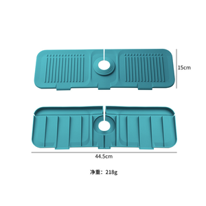 Nouveau design Tapis absorbant anti-éclaboussures pour robinet de cuisine et salle de bain, pliable et réutilisable en silicone - Product Image 6