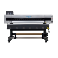 Nouvelle imprimante éco-solvant entièrement automatique de 1,8 m avec deux têtes d'impression I3200 pour l'impression de vinyle, d'autocollants, de bannières et de supports publicitaires