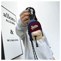 Mochila Mini Oxford con Estampado Floral, Resistente al Agua, con Correa para el Cuello, Multicolor, Personalizable, Ligera