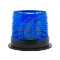 Balise lumineuse stroboscopique magnétique solaire LB-6380 à double aimant 12 LED pour la sécurité routière