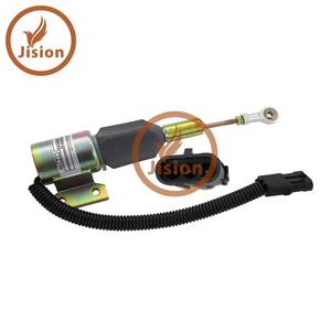 Válvula solenoide de corte de combustible para maquinaria de construcción, solenoide de parada 3932529 SA-4756 12V - Product Image 3