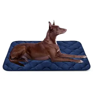 Mat Cama do cão Lavável-Colchão de Veludo Macio Crate Pad - Anti-slip para Small Medium Large Produtos Animais de Estimação