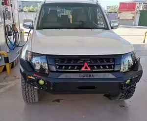 Nuevo Kit de parachoques delantero de acero de gran venta con recortes de gancho de remolque para Pajero V93 V97 <span class=keywords><strong>Montero</strong></span> <span class=keywords><strong>V80</strong></span> V90 - Product Image 5