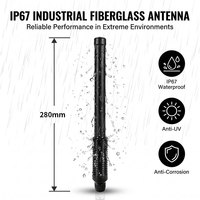 Antenne de connecteur omnidirectionnelle en fibre de verre étanche 902Mhz-928Mhz 3Dbi