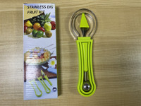 Fruitgereedschapsset Snijwerk Schep Watermeloen Balsnijder Voedsel Meloen Dunschiller Gebruikt Voor Fruitdecoratie Keukenfruit