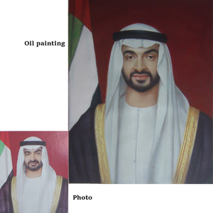 Handmade <span class=keywords><strong>canvas</strong></span> sơn dầu chân dung chất lượng cao tùy chỉnh phong cách hiện thực tính năng hình ảnh độc đáo - Product Image 4