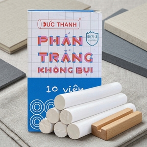 Craie blanche sans poussière, écologique et sécurisée pour les enfants, outil d'écriture de qualité supérieure pour tableau noir, export B2B, meilleur prix - Product Image 1