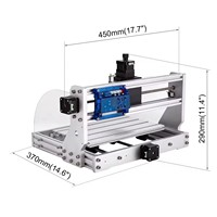 Machine de gravure CNC de bureau 3018-PROVer à broche unique 3 axes pour la sculpture sur bois et la découpe de métal, facile à utiliser, composants moteur essentiels