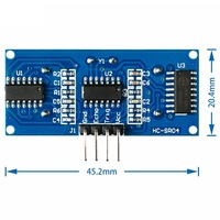 Sensor Ultrasonik HC-SR04 HCSR04 Ke Dunia Detektor Gelombang Ultrasonik Modul Rentang HC SR04 HCSR04 Sensor Jarak UNTUK Arduino