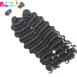 <span class=keywords><strong>Cheveux</strong></span> vierges bruts du Cambodge Remy en vrac sans trame pour tresses, pour femmes noires, ondulations profondes, tresses bohèmes, <span class=keywords><strong>cheveux</strong></span> humains naturels non traités en vrac - Product Image 1