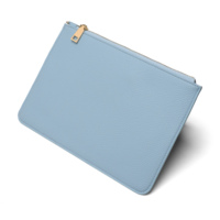 Pochette enveloppe personnalisée en cuir grainé, cadeau de mariage pour femmes et hommes, porte-monnaie étanche avec fermeture éclair