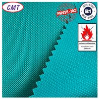 Tissu Oxford en polyester jacquard à rayures verticales ignifuge avec CPAI 84 pour sac de sécurité de batterie, tablier de soudage