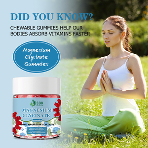 Hot Sale Magnesium Glycinate GummiesWith Magnesium Improved Night Quality Promotes Memory t Nighttime Relaxation Support Gummies - Product Image 5