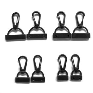 Black Metal <strong>Bag</strong> Strap Clips with D-Ring - Heavy Duty Swivel Snap Hooks for DIY Handbag Purse Shoulder Strap Replacement - Product Image 4