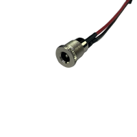 Prise d'alimentation CC en métal zinc DC099 5521 5525 avec câble, câble de charge étanche IP67, chargeur pour appareil audio, télévision, caméra CCTV
