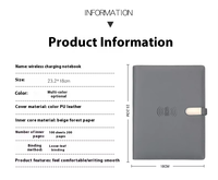 Bloc-notes numérique professionnel IA pour réunion, résumé automatique, connexion Bluetooth et protection par mot de passe pour notes confidentielles