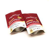 Sachet Doypack Personnalisé avec Logo, Surface Mate, Fermeture Éclair, en Plastique, pour Snacks, Poudres, Grains Aromatisés, Emballage Souple