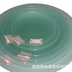 Verre trempé 10 mm à bords polis, circulaire, haute résistance, design moderne, pour décoration - Product Image 1