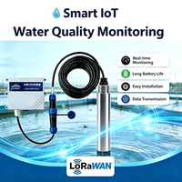 Testeur de qualité de l'eau LoRaWAN haute précision pour la surveillance de la qualité de l'eau IoT, certification CE