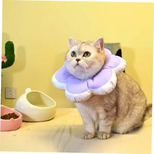 Collar de Recuperación Ajustable para Mascotas, Impermeable, Suave, Cómodo, Protector para Gatos, Ligero, Anti-Mordidas, Sólido - Product Image 1