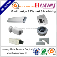 Boîtier en aluminium moulé sous pression de haute qualité, usinage CNC personnalisé en Chine, accessoires de caméra CCTV OEM