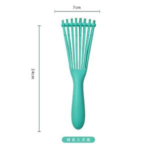 Brosse démêlante pour cheveux, brosse de massage du cuir chevelu, brosse démêlante pour cheveux bouclés, brosse à cheveux épaisse en forme de pieuvre pour femmes, hommes, salon - Product Image 4