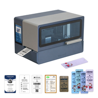Impresora de Etiquetas de Transferencia Térmica MASUNG MS-CH650, Impresora de Códigos de Barras de Alta Definición, para Etiquetas de Ropa, Impresión de Etiquetas de Joyería