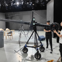Grúa para Cámara Triangle Jimmy Jib Pro, para TV y Cine, 49 pies, de Alta Resistencia, Control de Cámara Ultra Preciso