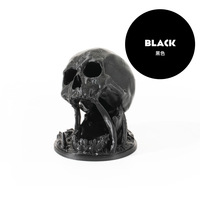 Tour à dés classique en PLA imprimé en 3D, motif squelettes, pour accessoires, cadeau et ensemble de dés, décoration d'Halloween, fantômes et squelettes