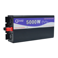Convertisseur d'énergie solaire à onde sinusoïdale pure 5000W avec écran LCD, double prise DC12V/24V/48V/60V/72V vers AC110V/220V, pour maison, camping-car, hors réseau