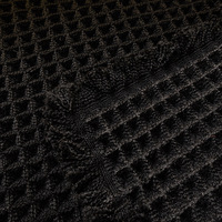 Tapis de bain antidérapant en microfibre, fin, lavable en machine, moderne et minimaliste, à motif gaufré, absorbant, pour salle de bain et entrée, en stock