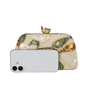 Wholesale Custom 2026 Hot Selling Embroidery Floral Stylish Evening <b>Bag</b> Women's Fashion Evening Clutch <b>Bag</b> - Product Image 3