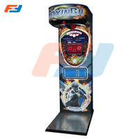 Meilleures ventes de centre de jeu intérieur Machines de boxe noires à jetons Big Amusement Park Punch and Kick Arcade Machine