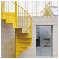Escalier en spirale métallique résistant aux intempéries Prima, escalier extérieur rotatif, escalier en spirale sur mesure pour accès au balcon